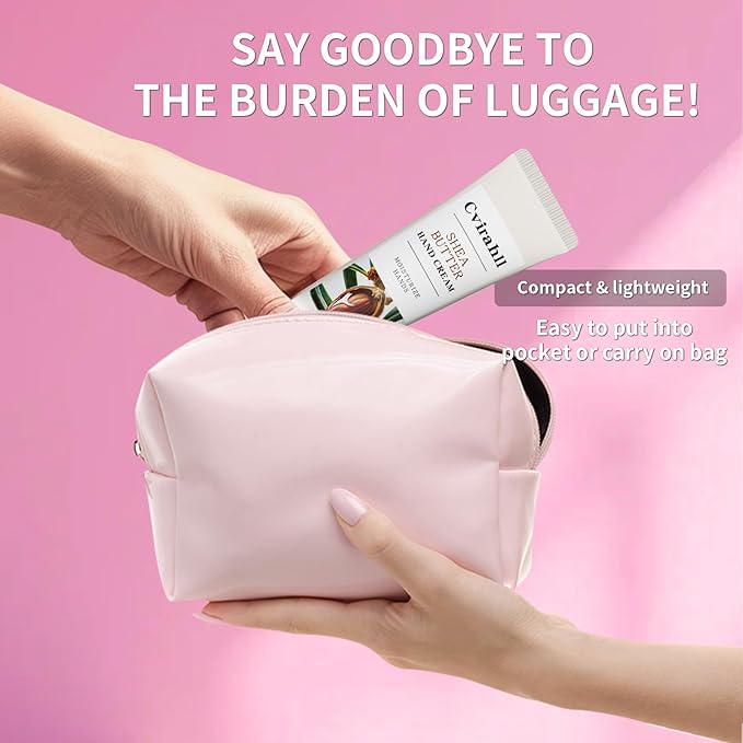 10-Pack Hand Cream Set, Moisturizing Hand Lotion for Dry Cracked Hands, 5 Natural Scents, Ideal Gift for Christmas or Stocking Stuffer for Women & Men