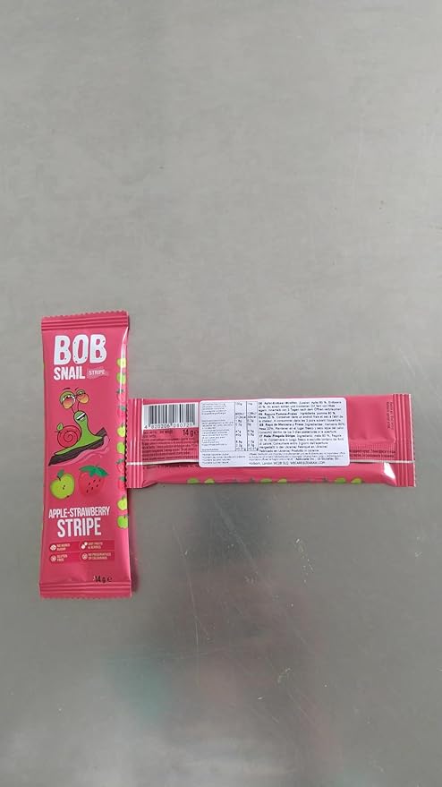 BOB SNAIL Healthy Organic Fruit Snacks for Kids and Adults – 60 Organic Fruit Roll Up with Mango,Pear, Strawberry, Raspberries–Vegan Low-Carb Variety Pack Leather Strips for Kids–Sugar Free Jerky Bars