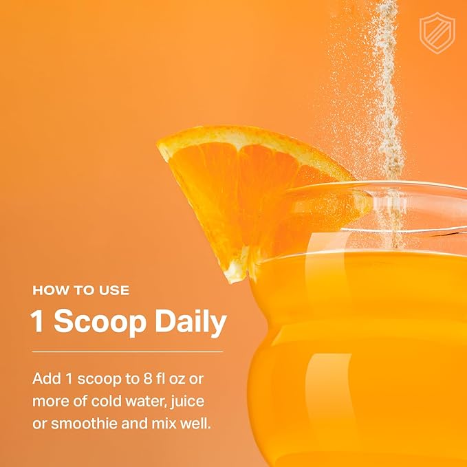 Proper, The Oranges Nutrient-Dense Superfood Powder for Immune Support & Gut Health - Elderberry, Vitamin C, Zinc & Echinacea Supplement Complex Enhanced with Probiotic Digestive Blend