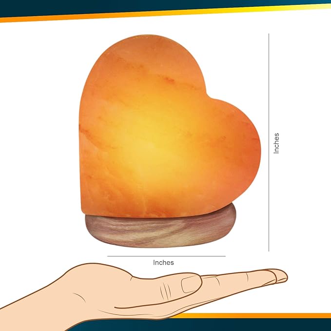 Himalayan Glow 944AC-1 Multicolor, Pink Night Light, Hand Crafted Need Wooden Base, USB Plug & Adapter, Salt Lamp Bulb, 4-5 LBS, Choice