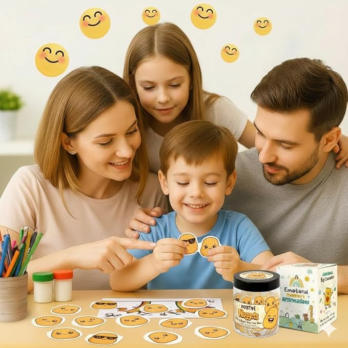 60 Positive Nuggets Card Jar, Affirmation Cards For Women, Men, Teens, Emotional Support Nuggets, Chicken Nuggets, Chicken Nuggets Gifts, Chicken Nugget Bracelet, Teen Girl Gifts Trendy Stuff