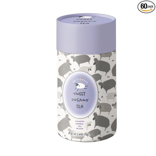 Life Plus Style Gourmet Sweet Dreams Calming Herbal Tea Organic Peppermint Natural Herbal Fennel Tea Caffeine Free Chamomile Tea Hot or Iced Soothing Blend Sleep Relax Supports Wellness 60 Tea Bags