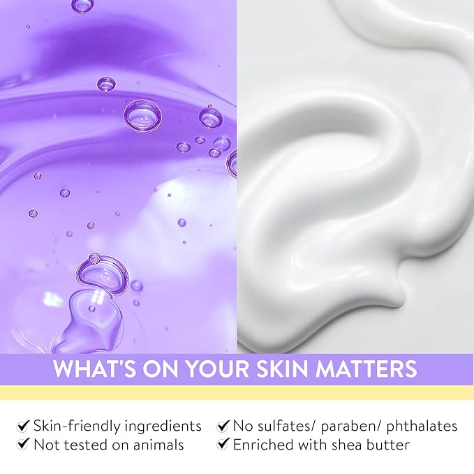 Gifts for Women, 8 piece Lavender Gift Sets for Women with Bubble Bath, Relaxing Spa Gifts for Wife, girlfriend and Mom, Bath Gift Baskets Set with Body Scrub, Body Lotion, Hand Cream and Soap