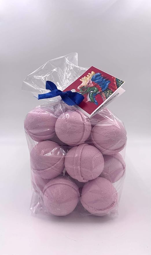 Spa Pure Dragon's Blood Bath Bombs: Made With Shea Butter, Ultra Moisturizing, Great for Dry Skin (14 Count) Pack of 1