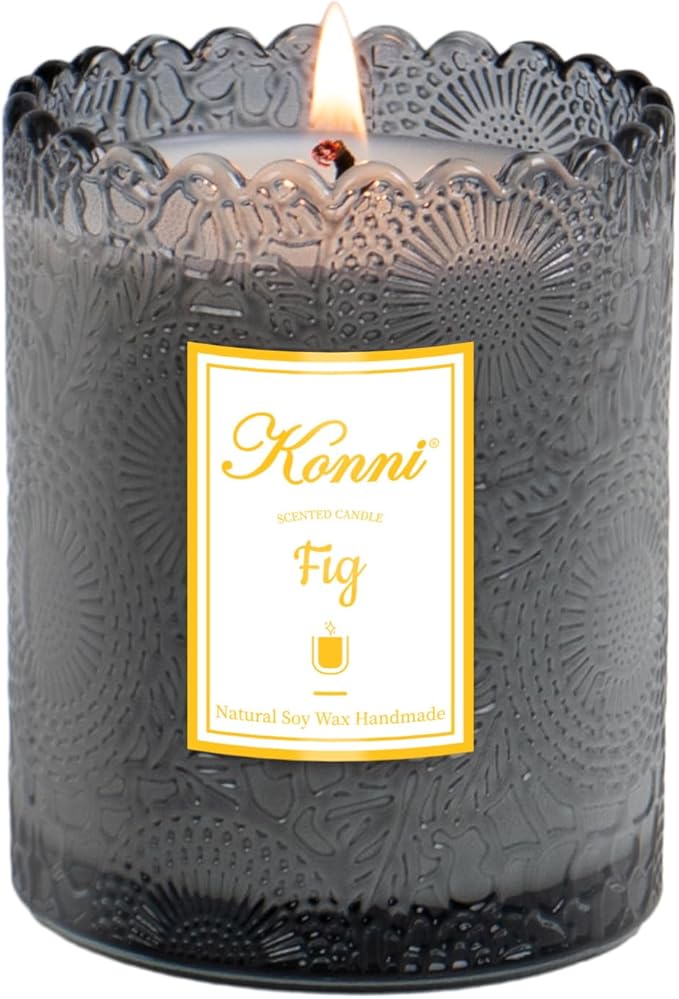 KONNI Scented Candles, Soy Candles, Aromatherapy Candle, Fit Scented Candle for Men Women, 7.05oz Soy Wax Candle for Home Decoration, Ideal for Creating Relaxing Ambience & Holiday Gifting