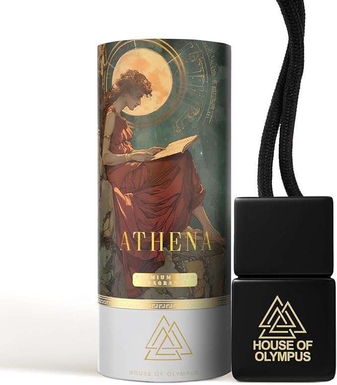 Car Air Freshener Gift Set | 100% Natural Essential Oils | Luxury Car Scent by House of Olympus | Made in USA