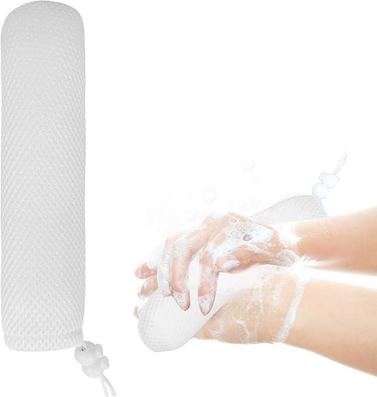 Long Handle Bath Brush, Anti-Slip Curve Handled Bath Body Brush, Back Scrubber for Shower, Easy Reach for Seniors, Suitable for Elderly/Pregnant Aid Bathing & Shower(Not Include Brush Handle)