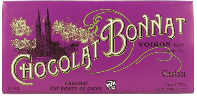 Bonnat 75% Cuba Dark Chocolate Bar