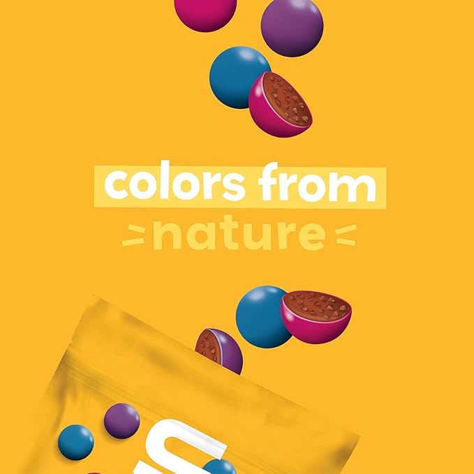 UNREAL Dark Chocolate Quinoa Gems (Value Size Bag) | Vegan, Colors from Nature | Fair Trade, Non-GMO | Gluten Free, No Sugar Alcohols or Soy | 11oz