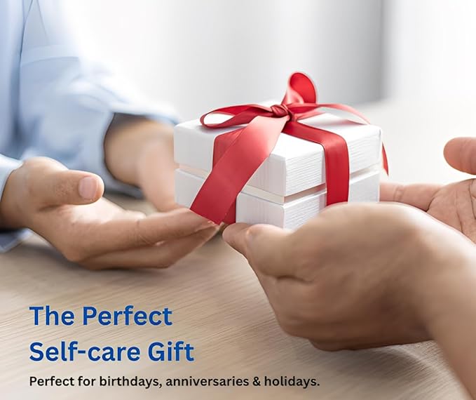 7-in-1 LED Face & Neck Massager – Skin Firming, Anti-Aging, Vibration & Heat Facial Tool for Home Use – Red & Blue Light Therapy – Model ES-1081