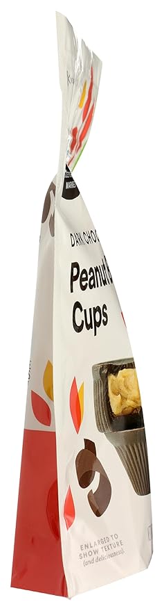 365 by Whole Foods Market, Mini Dark Chocolate Peanut Butter Cups, 4.7 Ounce