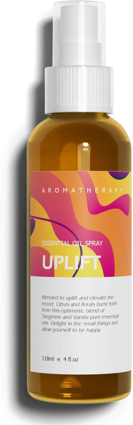 Benatu Citrus Vanilla Essential Oil Blend Spray for Body and Hair, Multi-Use Natural Uplift Scent Aromatherapy Room Linen Mist for Bedding, Pillow, Fabric, Car 4 fl oz