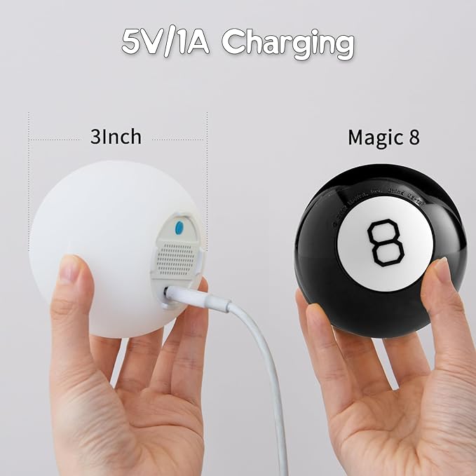 YESIE 'Breathing Ball'| Visual Meditation Tool Accessories for Mindfulness| Sound Guided| Calm Down from Stress & Anxiety Relief | Night Lamp for Adults & Kids| Sleep Aid| Remote Control