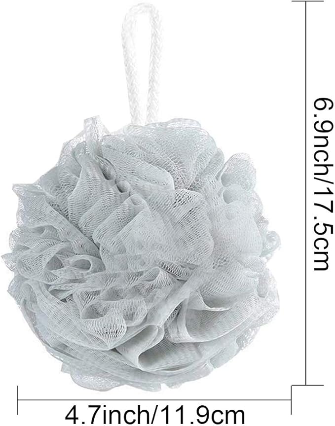 10 Pack of Bath Loofah Shower,Small Size Sponge Pouf Body Scrubber Exfoliator Scrubber Ball,Mesh Bath and Shower Sponge for Kids Women Men Body Wash Bathroom