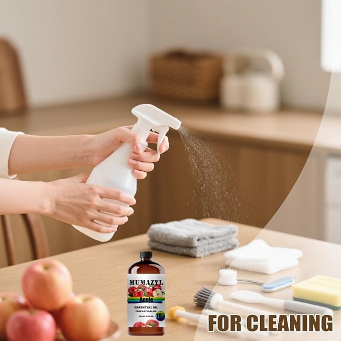 Apple Essential Oil, Apple Oil 16 Fl Oz 480ML for Diffuser Humidifier Yoga Cleaning DIY Candle Soap Making Essential Oils