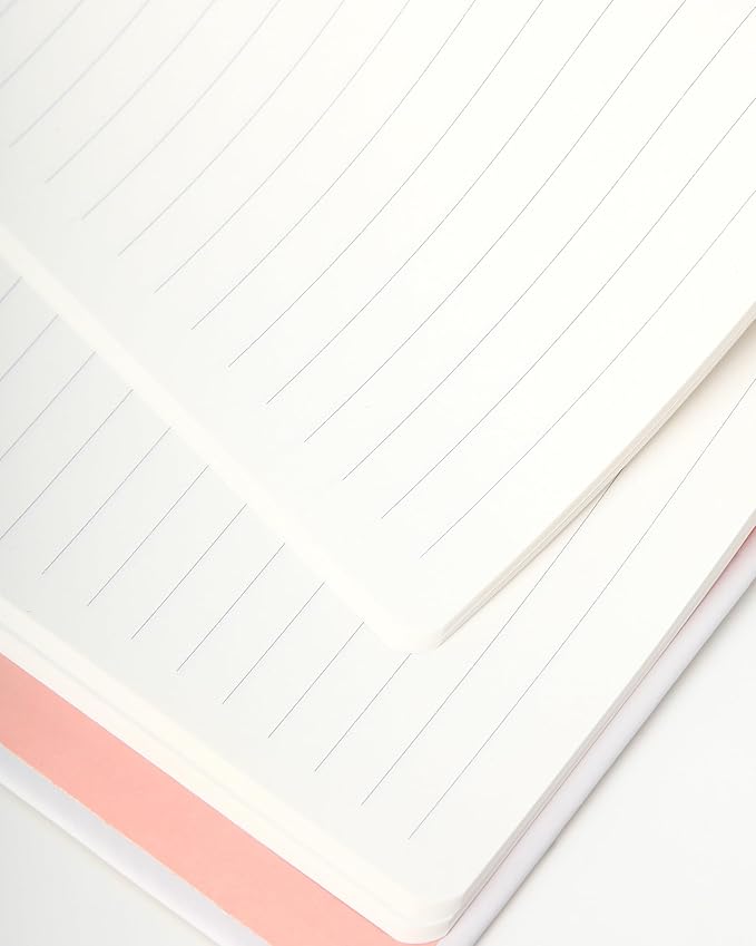 Eccolo Large Lined Journal Notebook, Hardbound Cover, Writing Journal, 256 Ruled Cream Pages, Ribbon Bookmark, Lay Flat, Desk Size for Work or School (Butterflies, 8x10 inches)