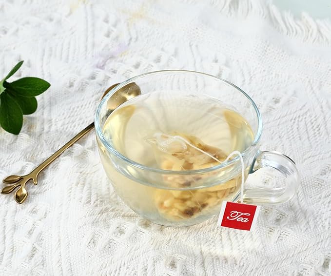 60 Premium Ginger Tea Bags, Made with 100% High-Spiciness Ginger Root, Full of Favor & Spicy, Support Digestion & Boost Immunity, No Additives & Caffeine Free.