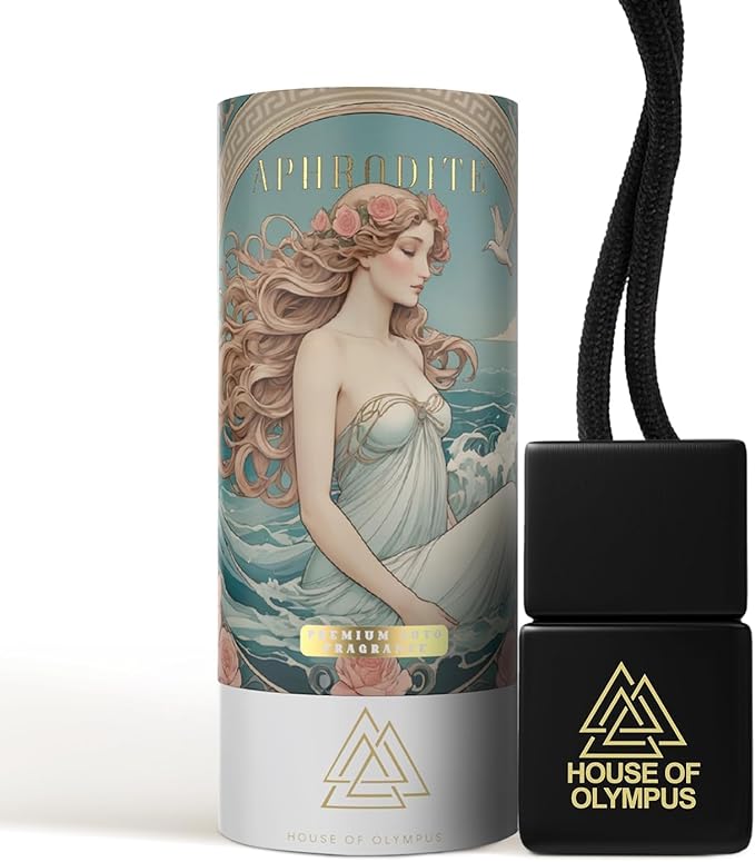 Car Air Freshener Gift Set | 100% Natural Essential Oils | Luxury Car Scent by House of Olympus | Made in USA