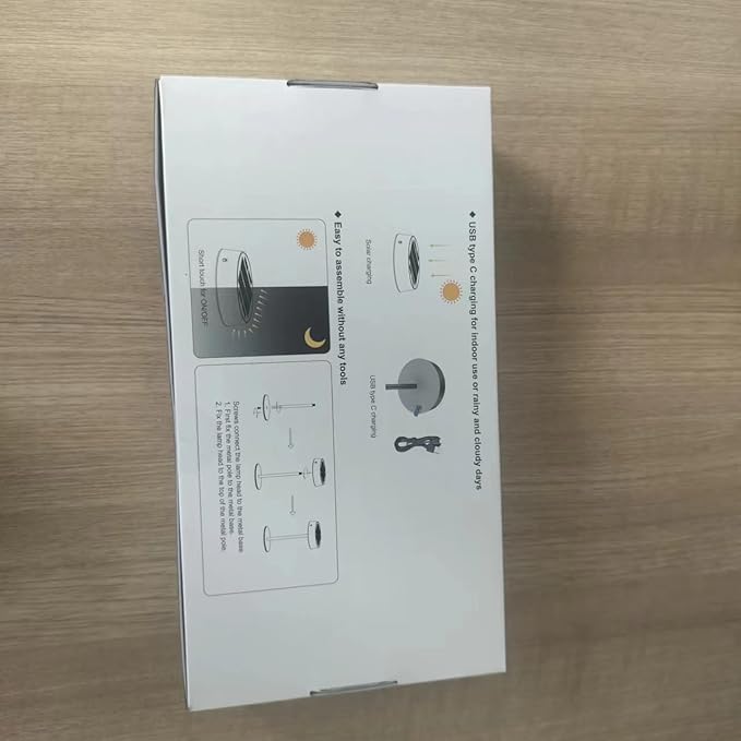 Lacasa Cordless Solar Table Lamps Rechargeable, 2 Pack Touch Dimmable Battery Operated Table Lamp, 200LM 3 Modes LED Desk Lamp IP67 Waterproof Portable Lamp Table Night Light for Indoor and Outdoor