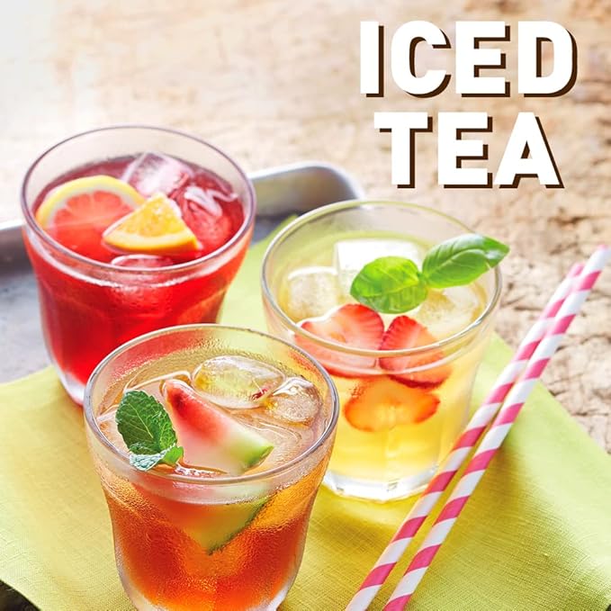 The Republic of Tea – Hibiscus Sangria Iced Herbal Tea, 8 Large Quart-Sized Iced Tea Pouches, Naturally Caffeine Free