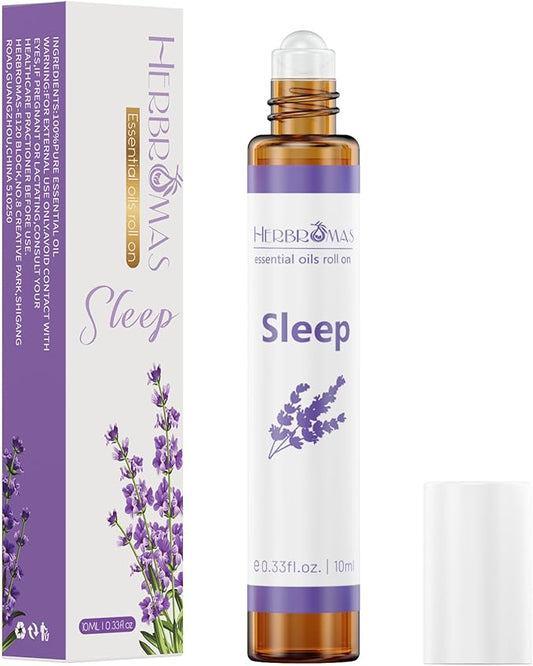 Aromatherapy Essential Oil Roll On Blend Relaxation Gift for Women, Natural and Pure Essentail Oils with Travel Size Roller Ball Bottle (Calm, 1)