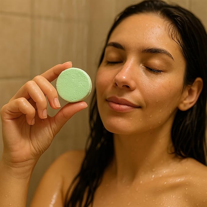 Kumuda Essentials Shower Steamers Pack of 15 Eucalyptus and Mint Aromatherapy Tablets Gift for Women, Birthday, Anniversary (30g Each)