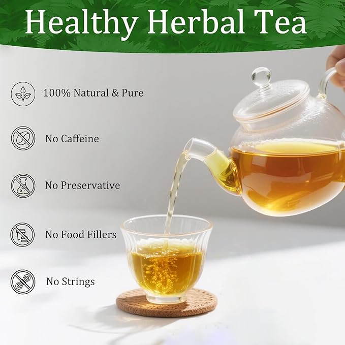 Astragalus, Codonopsis, Longan Natural herbal tea for stomach health. Jujube for Liver & Kidney Health, Roasted Detox Herbal Tea. Support Digestion & Boost Immune System, Caffeine Free. (1 Pack/50 Bags)