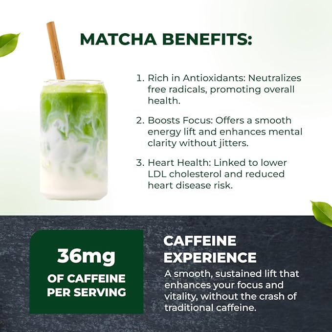 Tenzo Matcha Green Tea Powder - USDA Organic Ceremonial Grade - Paleo, Kosher, Vegan - Authentic Japanese Matcha Tea - Original Latte Powder (14.11 Ounce)
