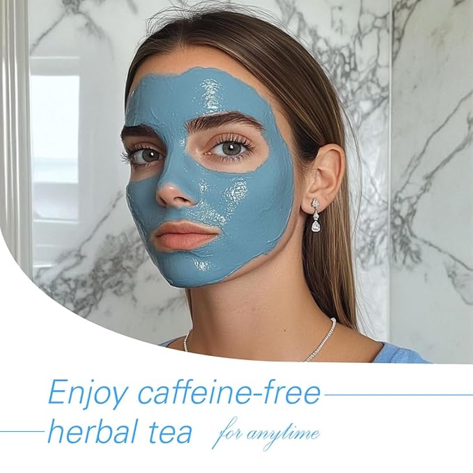 WT WEETEE Butterfly Pea Flower Powder, 100% Natural & Pure from Blue Butterfly Pea Flowers, Caffeine Free Herbal Tea For Blue & Purple Drinks