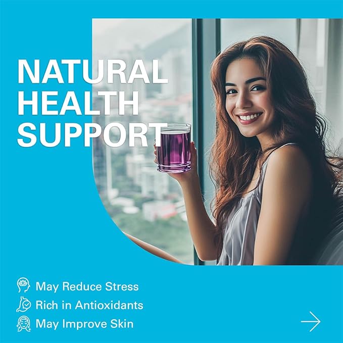 WT WEETEE Butterfly Pea Flower Tea Loose Leaf, 100% Natural & Pure from Whole Dried Butterfly Pea Flowers, Caffeine Free Herbal Tea For Blue & Purple Drinks