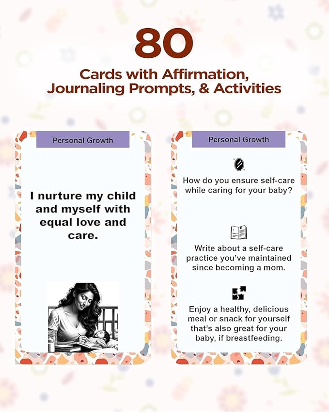 Daily Affirmation Cards for Women, Positive Motivational Mental Health Therapy, Meditation, Stress Relief & Self Care - Secret Manifestation & Mindfulness Gifts for Mom with Quotes - 80 Cards Deck