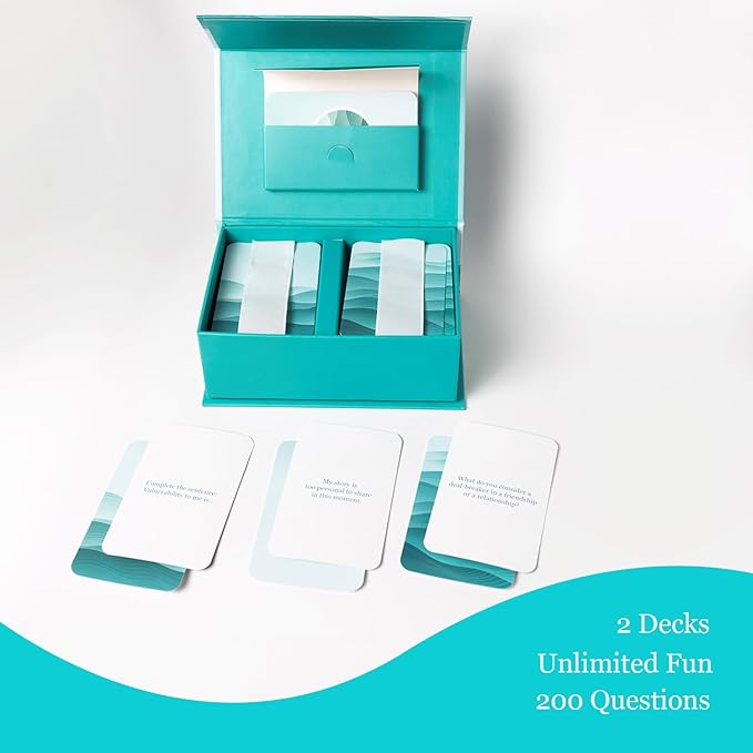 Conversation Card Game Moments Under The Sea - For Couples, Family & Friends - Unique Gift to Deepen Connections and Get to Know Each Other | Fun and Engaging Questions for Game Nights