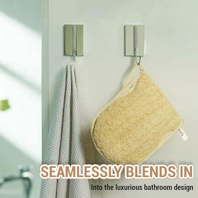 Premium Vietnamese Natural Loofah Gloves – Exfoliating Body Scrubber Mitts with Thumb Holes, Easy Grip Design, for Men & Women, Shower & Bath (Pack of 2)