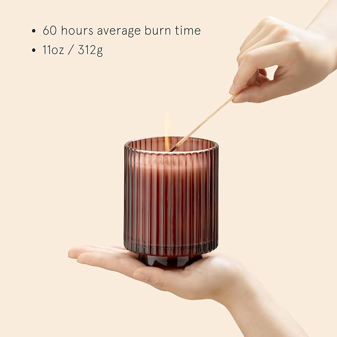 LA JOLIE MUSE Tomato & Vine Candle, Scented Candle Gifts for Women&Men, Natural Soy Candles for Home Scented, Long Burning Luxury Jar Candle, 11oz