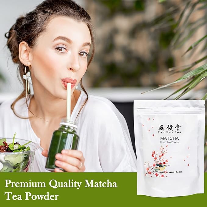 EILIN Organic Matcha Green Tea Powder - 113Gram 4OZ BIO Certified Japanese Culinary Grade for Baking Lattes Smoothies Ice Cream