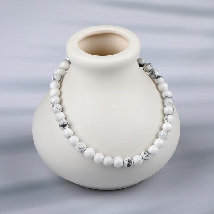 LPBeads Handmade Natural Gemstone Stretch Elastic Bracelet Healing Crystal Round Stone Beads Jewelry Gifts for Women Men