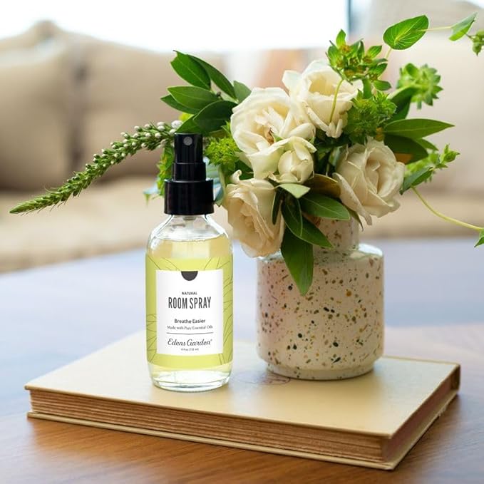 Edens Garden Breathe Easier Aromatherapy Room Spray, All Natural & Made with Essential Oils (Great Home Air Freshener - Try Using On Pillows & Linens for Sleep), 4 oz