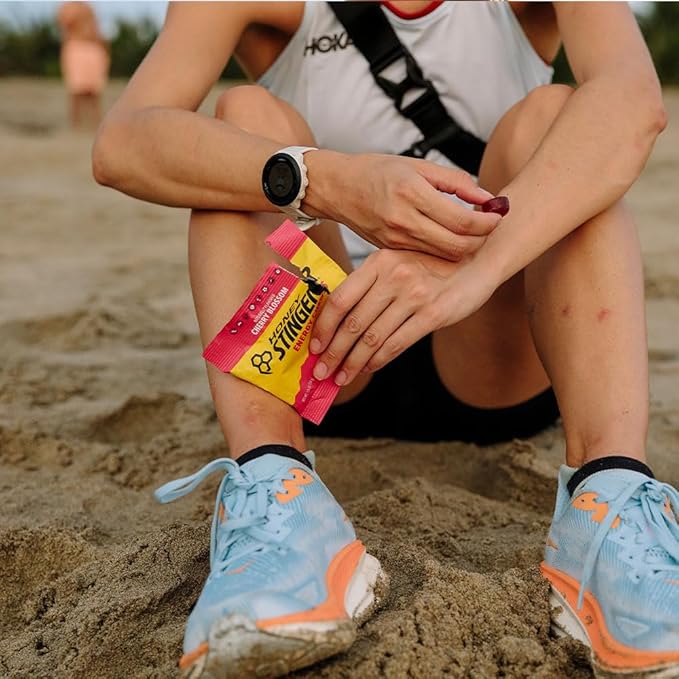 Honey Stinger Organic Cherry Blossom Energy Chew, Gluten Free & Caffeine Free, for Exercise, Running and Performance, Sports Nutrition for Home & Gym, Pre and Mid Workout, 12 Pack, 21.6 Ounce