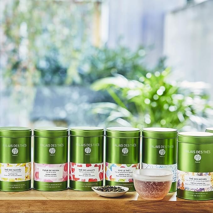 Palais des Thés - Grand Jasmine Chun Feng - Jasmine Green Tea - Premium Loose Leaf, Serves 20-25 Cups - 3.5oz Tin