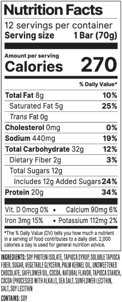 PROBAR - PROTEIN Bar, Mint Chocolate, Non-GMO, Gluten-Free, Healthy, Plant-Based, Whole-Food Ingredients, Natural Energy (12 Count)