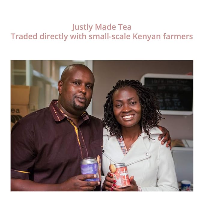 JusTea LITTLE BERRY HIBISCUS | Loose Leaf Herbal Tea | Recyclable Refill Pouch | 40+ Cups (3.2oz) | Caffeine Free | Award-Winning | Fair Trade | Non-GMO