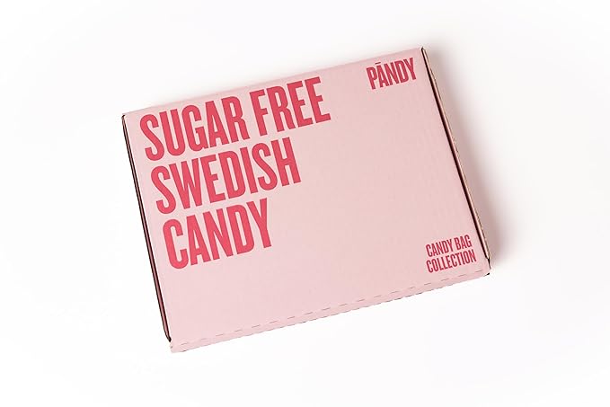 PANDY, Swedish Sugar Free Candy, Variety Pack (1.8 Ounce Bags, Pack of 4) - Healthy, Keto Gummy Candy, Low Calorie Sweets