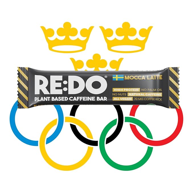 Re:Do Plant-Based Mocca Latte Protein Bars (9 Bars) 13g Vegan Protein, Dairy & Nut Free, No Palm Oil