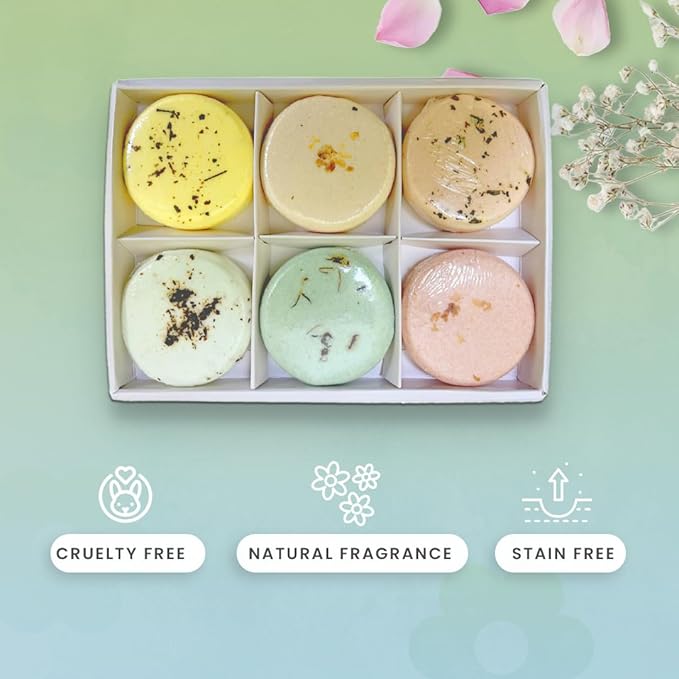 Shower Steamers Gift Set – 6 Aromatherapy Shower Bombs with Essential Oils – Natural Spa Fizzies for Women & Men – Self-Care Kit for Relaxation, Stress Relief & Home Spa – Bliss Collection