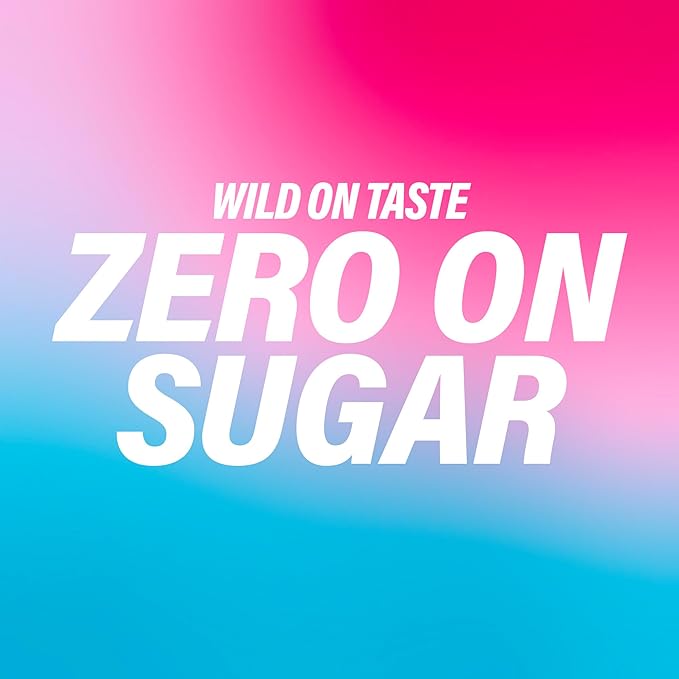 GURU ZERO SUGAR Wild Ice Pop Organic Energy Drinks, Clean Energy Drink with Plant Based Natural Caffeine from Green Tea, Coconut Water, Prebiotic, Zero Added sugars, Gluten Free and Vegan, Pre Workout, Healthy Drinks, 12oz (Pack of 24)