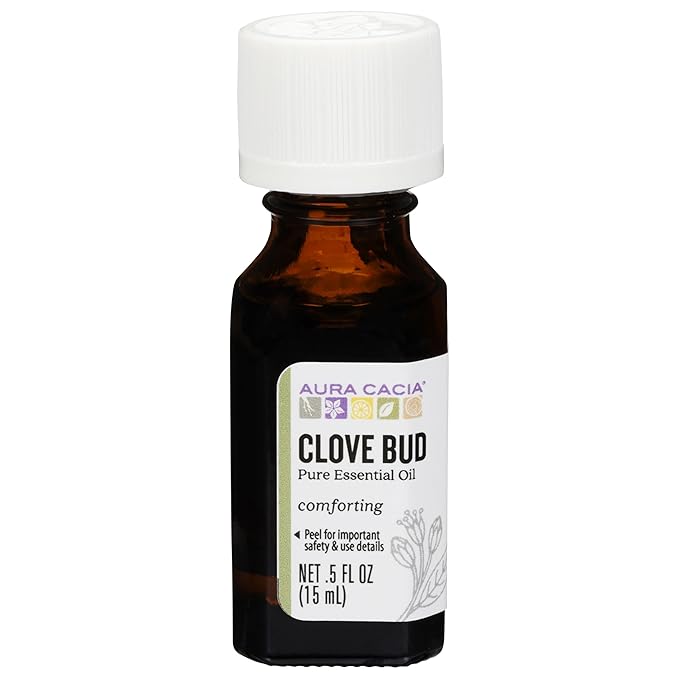 Aura Cacia 100% Pure Essential Oils - Clove Bud - 0.5 oz