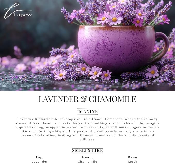 Car Air Freshener Diffuser – 2 Pack Hanging Air Freshener Diffuser (.34 Oz, Lavender & Chamomile)