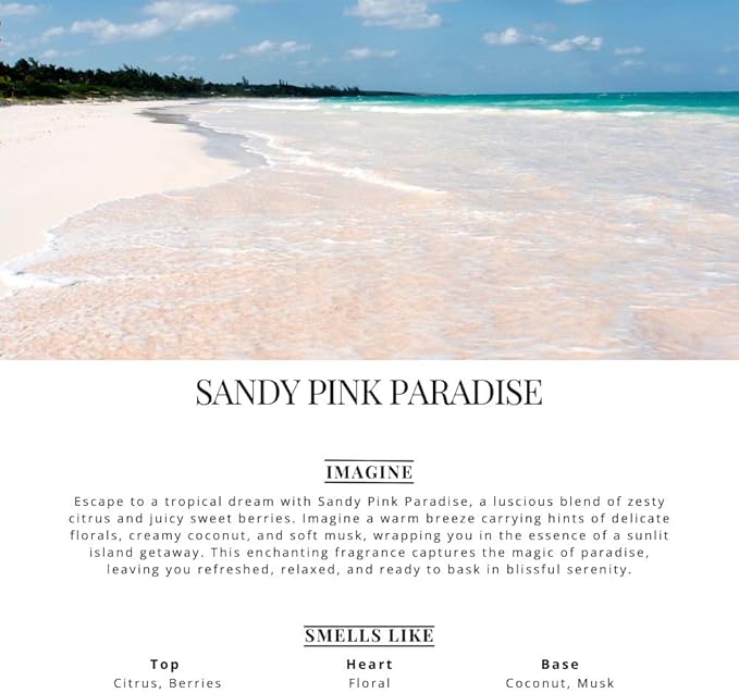 Car Air Freshener Diffuser – 2 Pack Hanging Air Freshener Diffuser (.34 Oz, Sandy Pink Paradise)