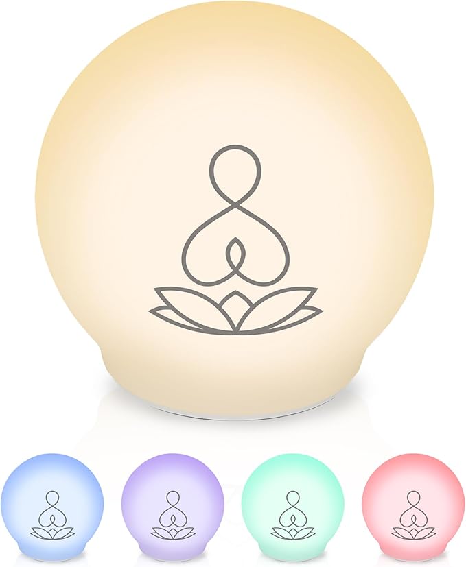Syrinx Guided Meditation Light – Meditation Aid with Rhythmic Glow for Focus,Anxiety Relief Items for Calm Down Corner,Stress-Relieving Relaxation & Mindfulness, Quiet Rooms,Home or Office Use