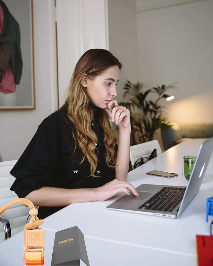 Car Air Freshener | 8ml Automotive Scents | 45-Days Long-Lasting Keep Fragrance | Automobile Hanging Diffuser Bottles | Remove Auto Odor Fresh Air for Men Home Deodorizer (1pcs,Dawn)